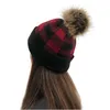 Party Hats Warm Thick Christmas Adts Winter Hat Knitted Pom Poms Beanies Womens Sklies-Beanies Girl Ski Cap 100Pcs Drop Delivery Hom Otonv