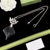 2023 New fan pendant necklace Women's fashion exquisite designer jewelry black green optional high quality with box