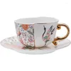 Koffiepotten Chinese sprookjesstijl en westerse onregelmatige kopplaat Keramiek Afternoon Tea Combinatieset