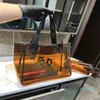 2023 tote bags shopping bag borsa da ragazza tendenza moda gelatina estate Borse moda Bagagli da spiaggia Cross Body