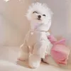 Ubrania zimowa ubrania pieskowe Tutu Girl Ubrania Ostat Yorkie Pomeranian Shih tzu Maltase Yorkshire Pudle Bichon Pet Clothing 2023