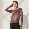 Active Set Women Yoga Shirt Girls Shrits Running Long Sleeve Ladies Casual Outfits Adult Sportswear Trainness Wear Shirtl230915