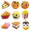 Squishies gâteau au chocolat Kawaii, nourriture douce et spongieuse, jouets à presser anti-Stress à montée lente