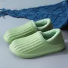 Slippers EVA Autumn And Winter Outer Wear Plush Warm Waterproof Thick Sole Non-slip Cotton Indoor Couples Tow