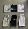 Men's Trapstar T Shirt Set Letter Embroidered Tracksuit Short Sleeve Plush Shorts Advanced Design 664ess