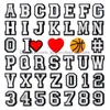 Peças de sapato acessórios carta entupir encantos pacote para decoração 0-9 número alfabeto abc-z personagens amor coração basquete designer sh otkl8