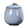 Andra katttillbehör Ceramics Ash Urn Sealed Cremation Funeral Ashes Keepsake Small Animals Pet Dog Memorial Lämpliga hem Spisar Begravning 230915