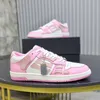 Skel top sneakers basse Donna Uomo designer Side solid Modello patchwork Scarpe elaborate esclusive Top sneakers in pelle di vitello Coppia Scarpe Chaopai 19184 Taglia 35-46