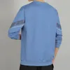 Chándales para hombre Hombres Sudadera Pantalones Conjunto Traje deportivo masculino Elegante estampado a rayas Chándal Tops deportivos Jogger para otoño invierno 230914