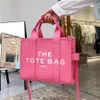 حقيبة tote Marc Totes Bag Women Handbag Fashion All-Match Shopper Counter Plush Leather Handbags Size 28 23 13cm30q