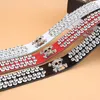 Belts Women Y2K Bling Rhinestones Belt Girls Skull Belts Second Layer Cow Skin Top Quality Strap Female For Jeans 230915