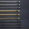 Vnox 3-11 mm dikke Miami Curb Chain-armband voor mannen, roestvrijstalen Cubaanse schakelketting polsbandje klassieke punk zware mannelijke sieraden Y23319