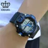 Smael regarde des hommes Military Army Watch LED Digital Mens Sports Wristwatch Maly Gift Analog Shock Watch Relogie Masculino Reloj Ly19313S