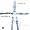 Accessori per parti del passeggino Cinghie per seggiolone regolabili portatili Cintura di sicurezza per imbracatura di ricambio in nylon 230914