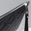 5A High-End Designer Leather Bag Fashion Luxury Brand Clutch Hand-Woven Large Grid File Bag Minimalist Style 2023 New Black 30cm