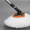 Biltvätt MOP Brush Special Cleaning Set Long Handle Telescopic Soft Wool Foam Automotive Supplies Hushåll Borstverktyg213e