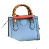 7a Top Quality Diana Bamboo Cc Tote Bag Designers Handbag Genuine Leather Shoulder Bags Womens Purse Fashion Pochette 001