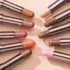 Eye Shadow 10 Color Double Ended Eye Shadow Stick With Sponge Brush Pearlescent Lasting Eyeshadow Pen Contouring Portable Makeup Cosmetics 230914