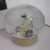 2022 Edition C Classics Golden Christmas Snow Globe avec bouteille de parfum à l'intérieur de la boule de cristal pour une nouveauté d'anniversaire spéciale VIP Gift282d