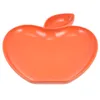 Plates Childrens Apple Dumpling Apple-shaped Dip Serving Dish Set French Fry Holder Fries Chip Plastic Snack Tray