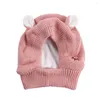 Dog Apparel YOUZI Knitted Hat Noise Protection Pet Ear Muffs Winter Washable For Medium Large Dogs Cats Pets