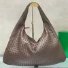 Sac à bandoulière en cuir pur, sac sous les bras, fourre-tout tissé en damier, sacs à sardines de couleur unie, matériel de portefeuille de haute qualité, fermeture éclair, haute capacité