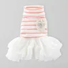 Abbigliamento per cani Elegante gonna per cucciolo Gilet per animali Camicia Cupcake Estate Piccola principessa Costume cosplay per la primavera