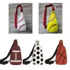2023 SLING BAG New PU baseball bag Fashion women's chest bag cross-border crossbody bag retro Fanny pack295G