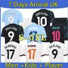 S-5xl Haaland Soccer Jerseys Wersja gracza Sterling Grealishmans Mans Cities MAHREZ Fani de Bruyne Foden 2023 24 Football Tops koszulka Kit dla dzieci Zestaw Młodzież dla chłopców młodzież