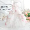 Vêtements pour chiens Mariage Broderie Jupe Vêtements Robe Bowknot Chiens Vêtements Kawaii Petit Animal De Compagnie Costume Doux Printemps Été Ropa Para Perro