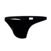 Men's Swimwear WB58 Sexy Pink Gay Men Thong Bikinis Solid Beach Swimsuit Swim Briefs Shorts Spa Bathing Suits Small Size