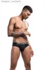 Cuecas 2020ss JOCKMAIL Briefs de algodão Sexy homens roupa interior U convexo bolsa tamanho ajustável anel cockstraps homens tronco shorts gay roupa interior l230915