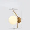 Applique Nord LED Boule De Verre Allée Couloir Luminaire Chambre Étude Chevet Applique Lumière Créative Décor À La Maison