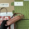 Дизайнерская роскошная мини-сумка через плечо из рафии Watersnake Ophidia, бежевая и розовая сумка на плечо 7A, лучшее качество