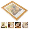 Cornici Cornice in legno Po Home Picture Desktop Decor Chic Holder Display Container Semplice