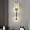 Wall Lamp Modern LED Light Nordic Creative Indoor Bedside Sconce Home Decor For Bedroom Living Room Restaurant