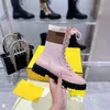 Laarzen Designer Echt leer Schapenvacht Silhouet Enkellaarsjes Streep Stretch Hoge hakken Sneakers Damesschoenen Instapper Motorlaarzen Dames Wandelschoenen