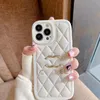 Funda de teléfono de incienso pequeña de cuero de diseñador para Iphone 14 13 12 11 Pro Max paquete completo cubierta anticaída