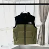 Alta qualità 1996US Designer Topthe North Uomo Donna Giù senza maniche Autunno Inverno Camouflage Face Puffer Montage Vest Jacket A066