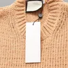 2023 Herfst/Winter Nieuwe Craft Jacquard Letter Log Mode Vest met lange mouwen Unisex Trui met capuchon Zwaar werk Fleece Top Unisex Hoodie H133