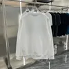 Herrtröja designer hoodie långärmad t -shirt bomull runda nacke tröja män kvinnor tröjor förlorar pullover päls stort