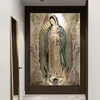 Dipinti Arte religiosa Decorazione Immagine Signora di Guadalupe Arte della parete Pittura su tela La Vergine di Guadalupe Poster Arte cattolica Arredamento camera da letto 230914