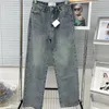 Haftowane dżinsy dla kobiet design dżinsowe spodnie Hip Hip Jean Jean Long Mant Streetwear