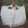 Illusion Boho Women Long Wedding Dresses 2020 Wedding Gown gongbaolage V Neck Lace Bohemian Slim Fit Party Sexy Bride Dress243t