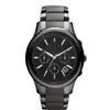 Nouveau chronographe à Quartz pour hommes montre en céramique noire AR1451 AR1452 montre-bracelet pour hommes boîte originale 272s