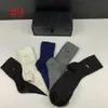 Cotton Mens Womens Socks Underwear Embroidery Letter Unisex Sock Breathable Women Sports Long Stocking With Box269H