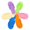 Hela 100 st mycket engångs toffel Eva Foam Salon Spa Slipper Disponibla Pedicure Thong Slippers Beauty S2230