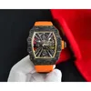 豪華な時計リチャルミルチェーンスポーツホローサイズ合理化されたRM12-01ムーブメントツアービヨンマニュアルサファイアミラーTI5W L
