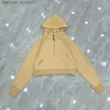 Sudaderas con capucha para hombre Sudaderas Chaqueta deportiva para mujer Media cremallera Abrigo de yoga Ropa LU03 Trajes de fitness de secado rápido Sudaderas con capucha para correr Agujero para el pulgar Ropa deportiva Entrenamiento de gimnasio Top con capucha