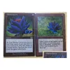 126 pièces/lot jeu de magie bricolage cartes de Version anglaise mat jeux de société Collection personnalisé Tcg classiques livraison directe Dhpsn